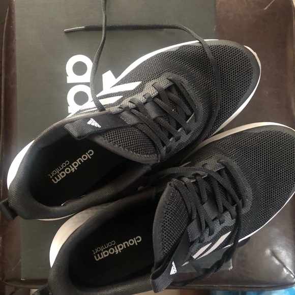 adidas Fluidstreet Running Shoes Black White - Picture 1 of 9